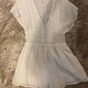 White romper. Size M